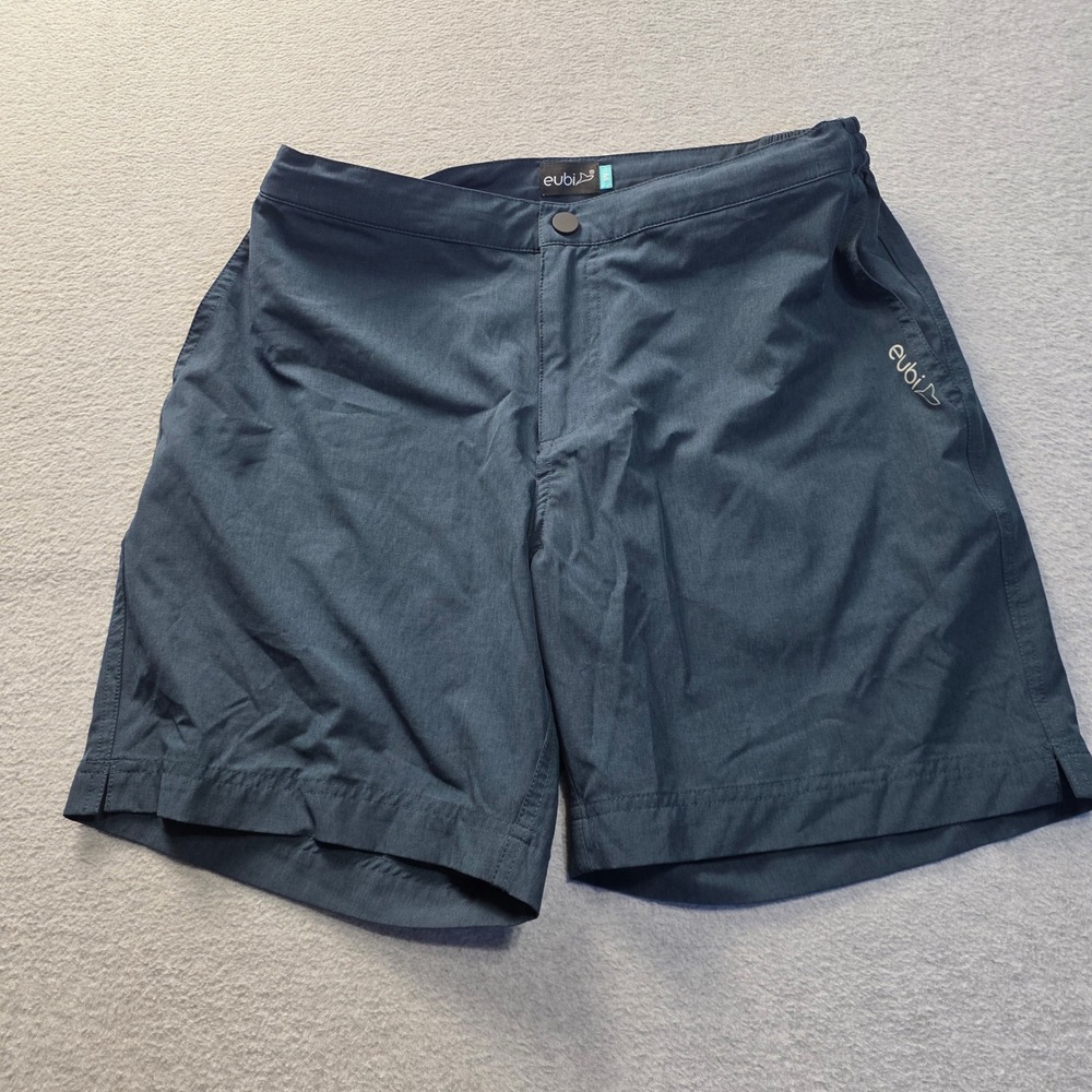 Eubi Hiking Cargo Shorts Mens Medium Black Lightweight Outdoor Performance Trail
